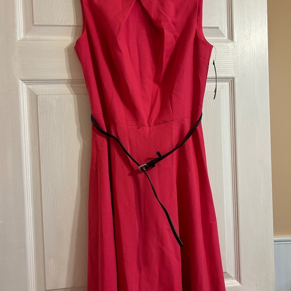 NEW women’s pink fit n flare dress